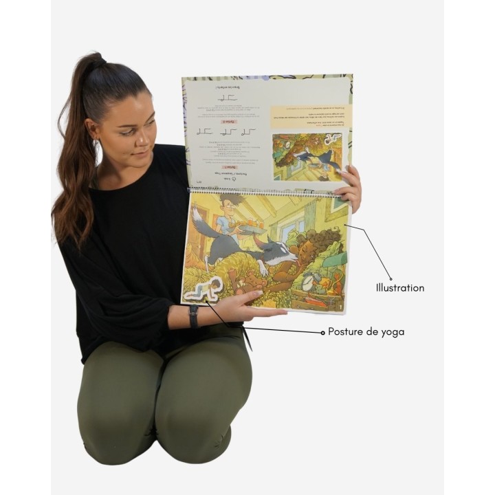 Yoganimé - Livre Yoga Enfants Format A3