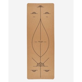 Tapis de yoga en liège alignement XL