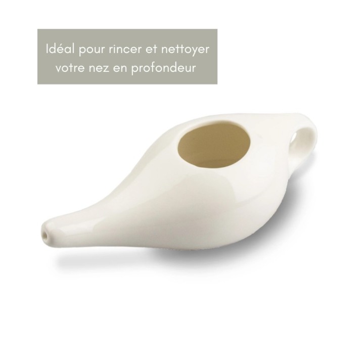 Neti pot - nettoyant pour le nez naturel