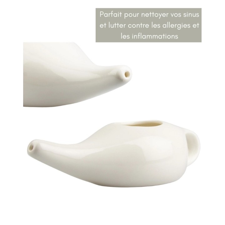 Neti pot - nettoyant pour le nez naturel