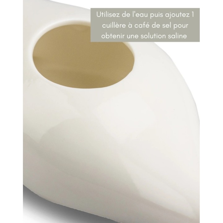Neti pot - nettoyant pour le nez naturel
