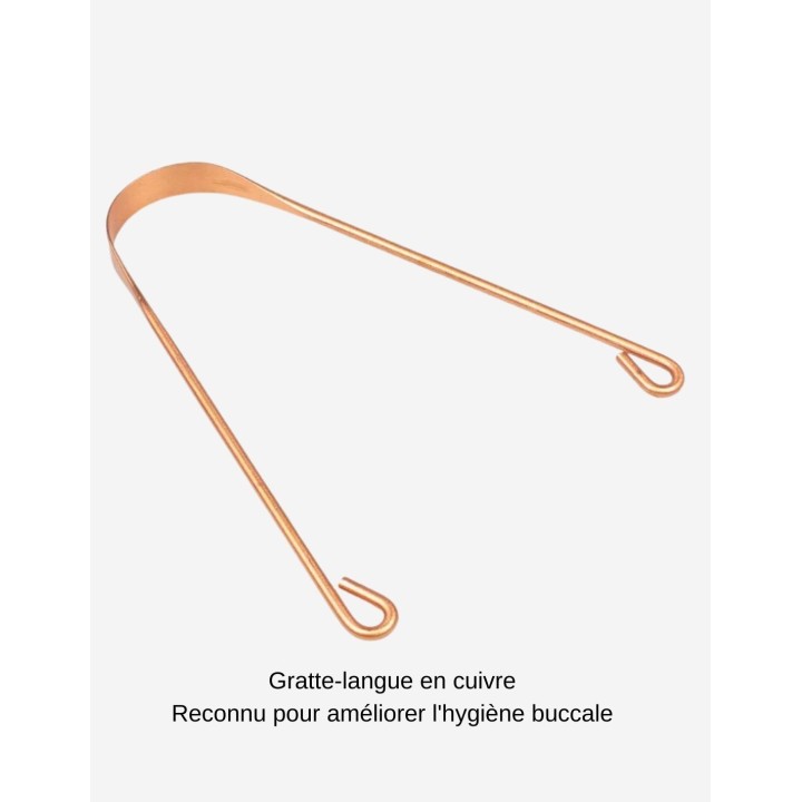Gratte-Langue en cuivre