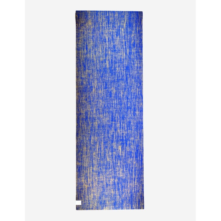 Tapis de yoga - en jute - Bleu