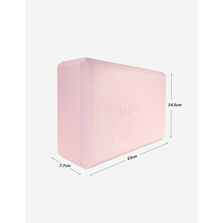 Brique de yoga en mousse - Rose