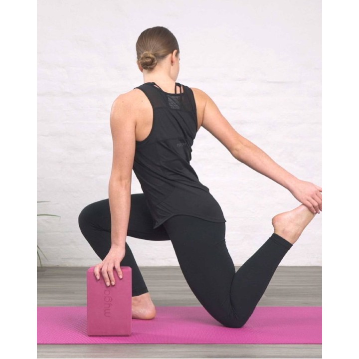 Brique de yoga en mousse - Fushia