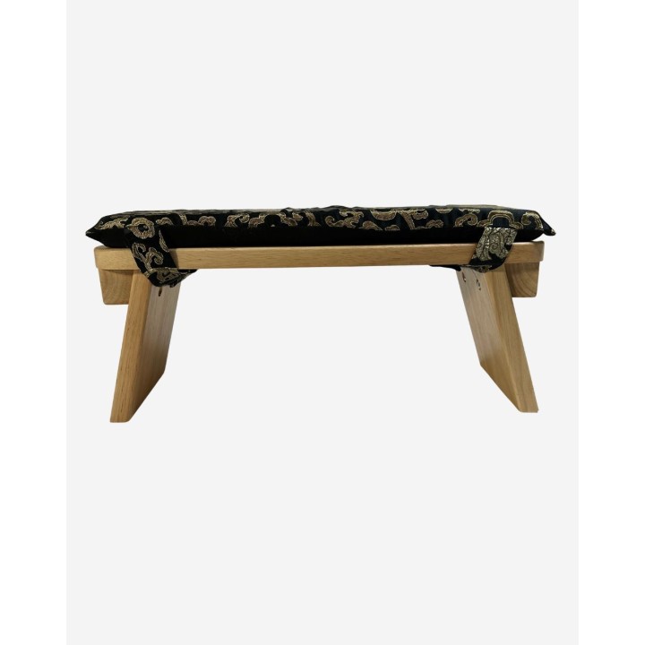 Banc de méditation - Noir et doré