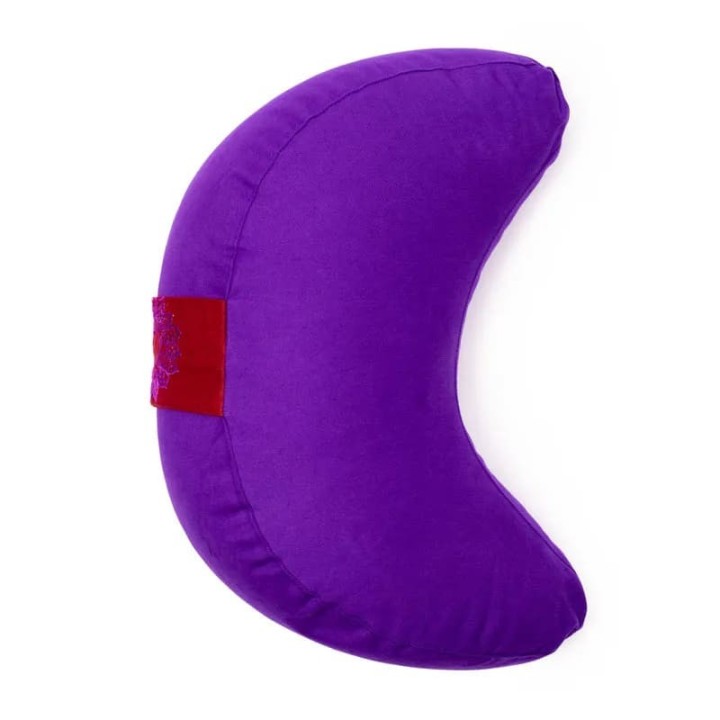 Coussin de yoga demi-lune avec chakra - Méditation confort