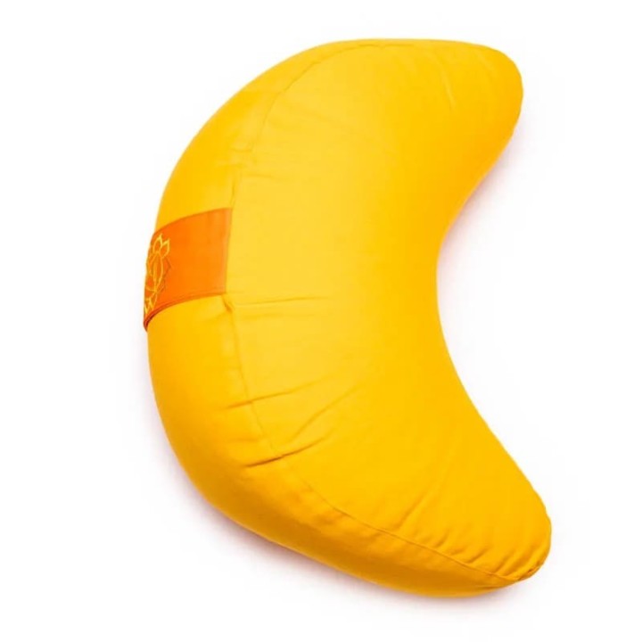Coussin de yoga demi-lune avec chakra - Méditation confort