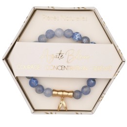 Bracelet pierres naturelles - Quartz Rose  Améthyste ou Agate