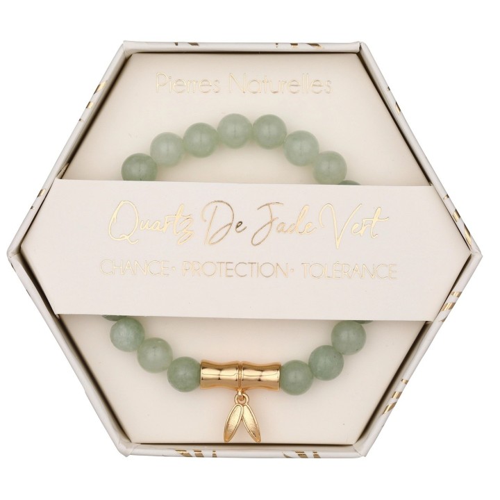 Bracelet pierres naturelles - Quartz Rose  Améthyste ou Agate