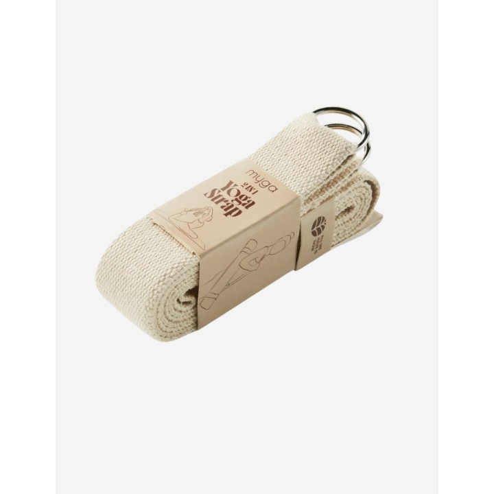 Sangle de yoga en coton - Pour le yoga - Noir