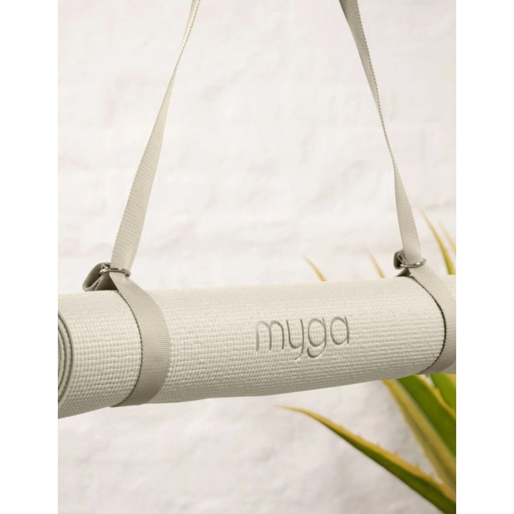 Sangle de yoga en coton - Pour le yoga - Noir