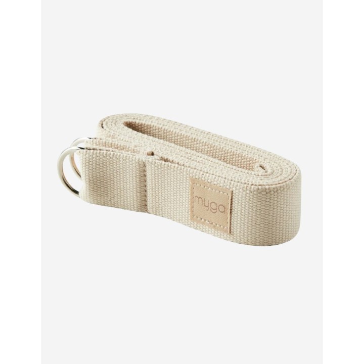 Sangle de yoga en coton - Pour le yoga - Noir