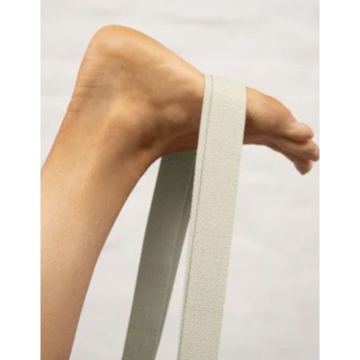 Sangle de yoga en coton - Pour le yoga - Noir