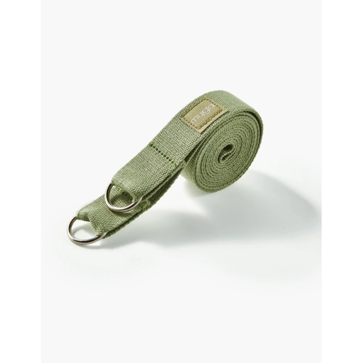 Sangle de yoga en coton - Pour le yoga - Noir