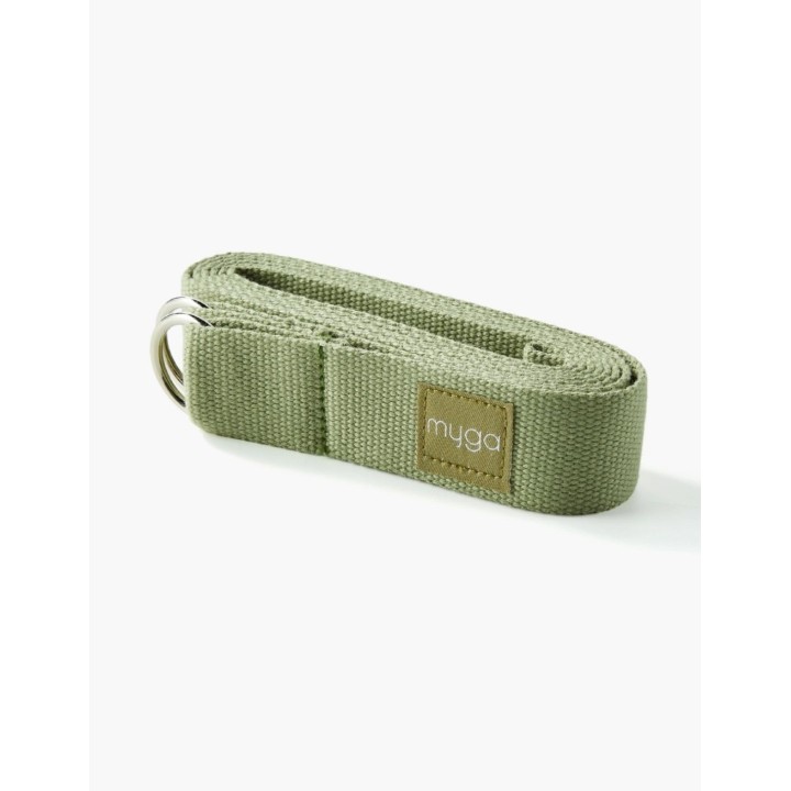 Sangle de yoga en coton - Pour le yoga - Noir