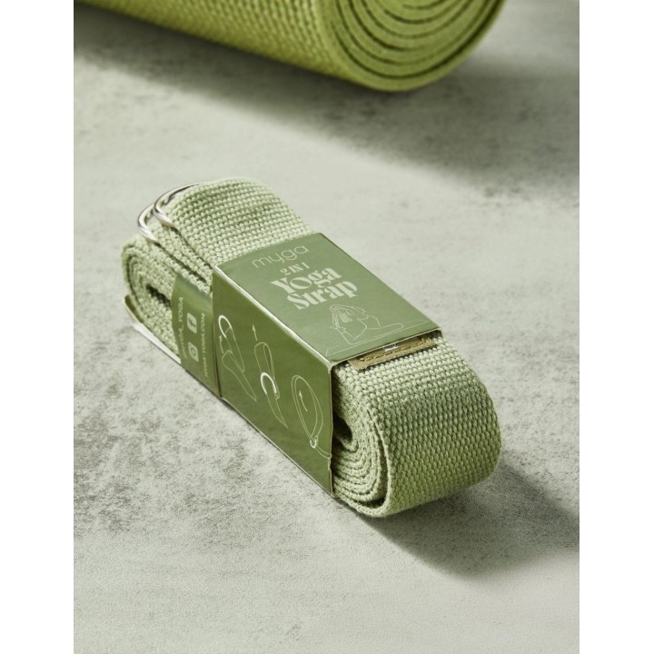 Sangle de yoga en coton - Pour le yoga - Noir