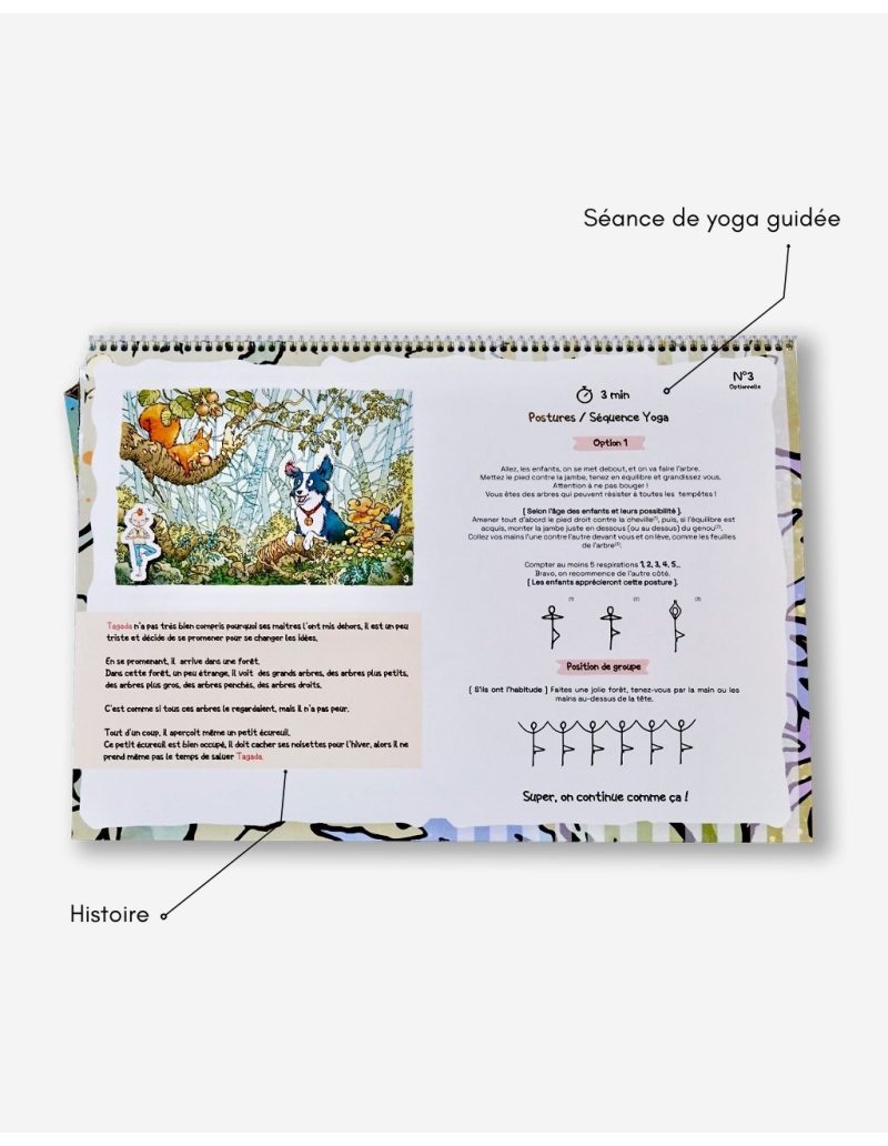 Yoganimé - Livre Yoga Enfants Format A3