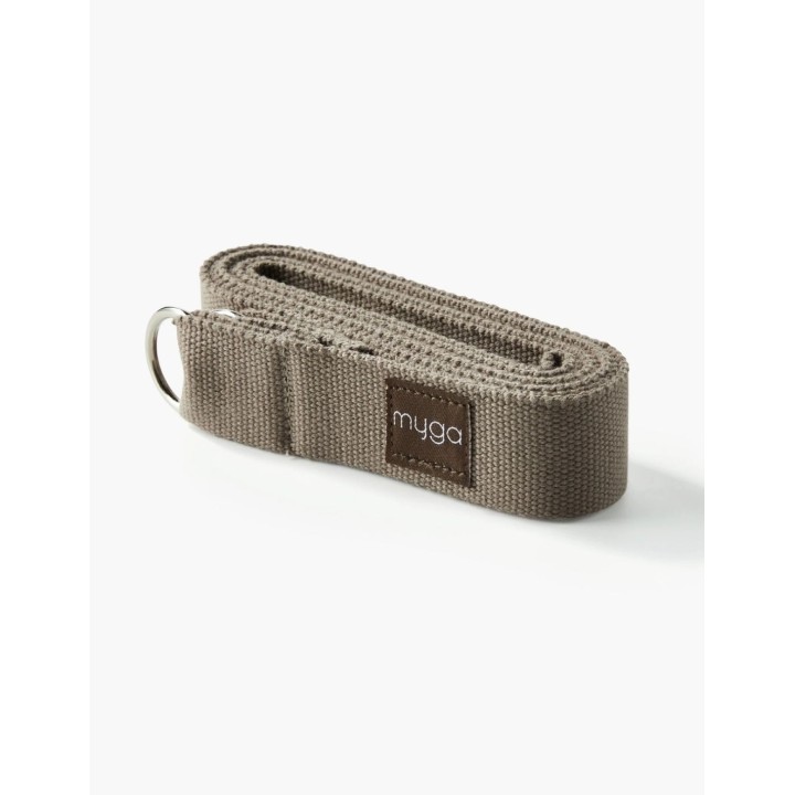 Sangle de yoga en coton - Pour le yoga - Noir