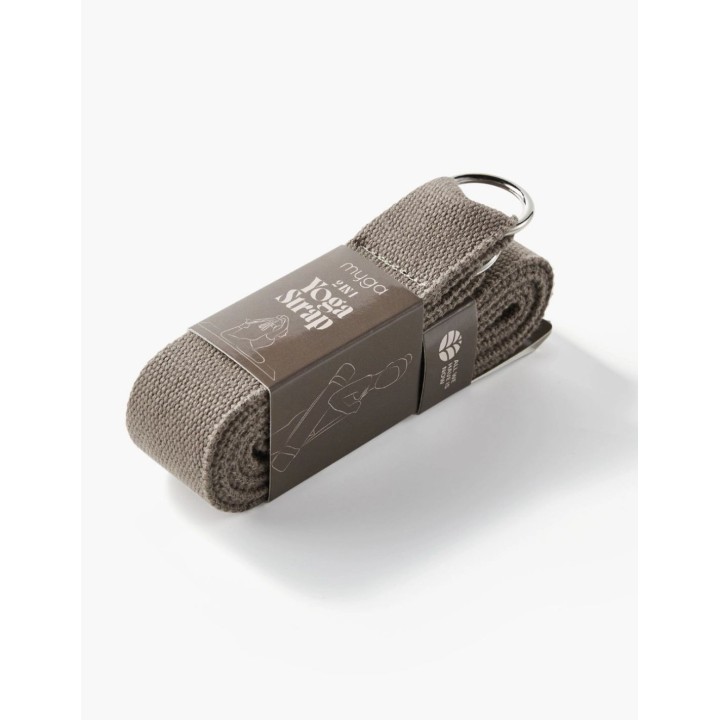 Sangle de yoga en coton - Pour le yoga - Noir
