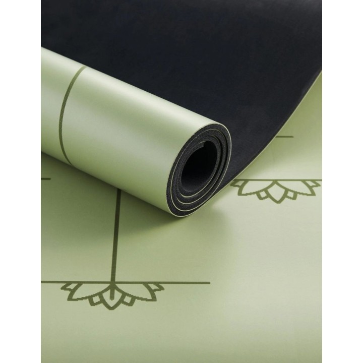 Tapis de yoga - extra large - en caoutchouc naturel - vert