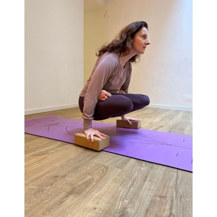 Tapis de yoga - extra large - en caoutchouc naturel - vert