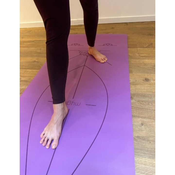 Tapis de yoga - extra large - en caoutchouc naturel - vert
