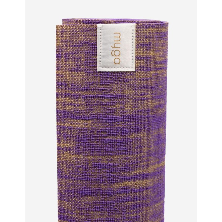 Tapis de yoga - en jute - Violet