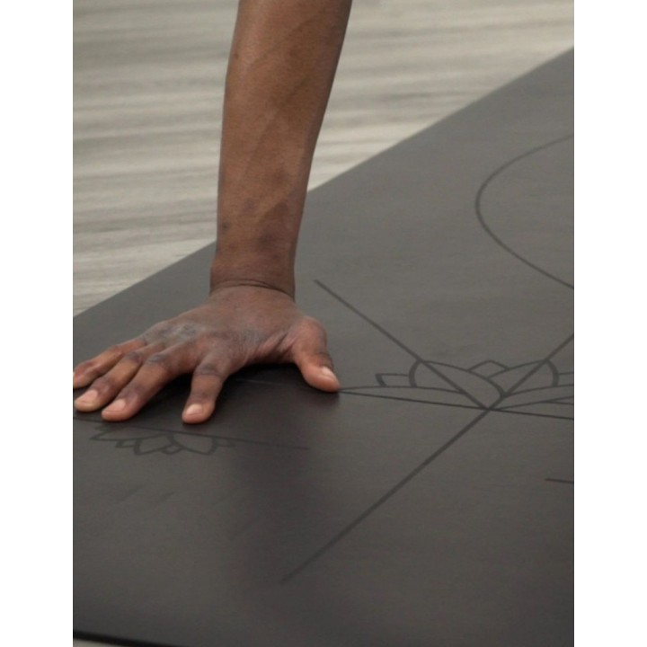Tapis de yoga - extra large - en caoutchouc naturel - vert