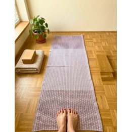 Tapis de yoga naturel en coton bio | Mahola YAMA 7