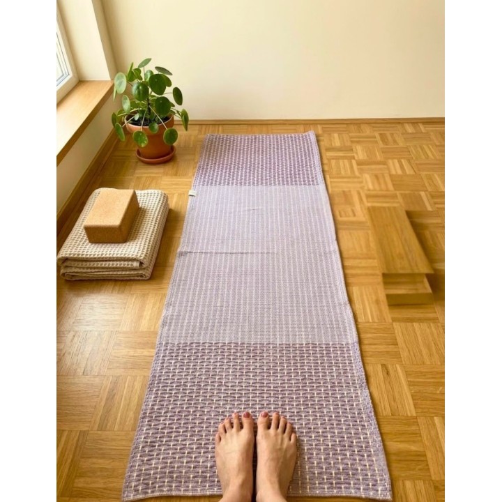 Tapis de yoga naturel en coton bio | Mahola YAMA 7