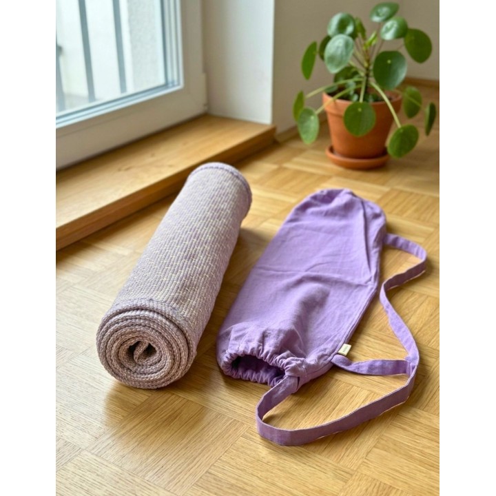 Tapis de yoga naturel en coton bio | Mahola YAMA 7