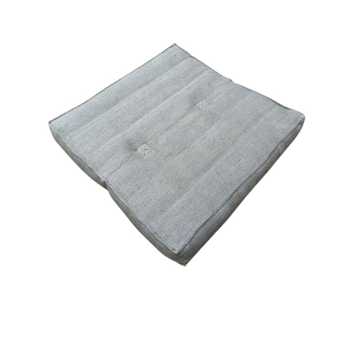 Coussin de yoga pliable déplié pour les postures au sol