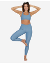 Legging de yoga cotelé Periwinkle - Bleu