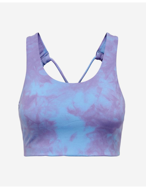 Brassière de yoga - pour femmes - bleu & violet