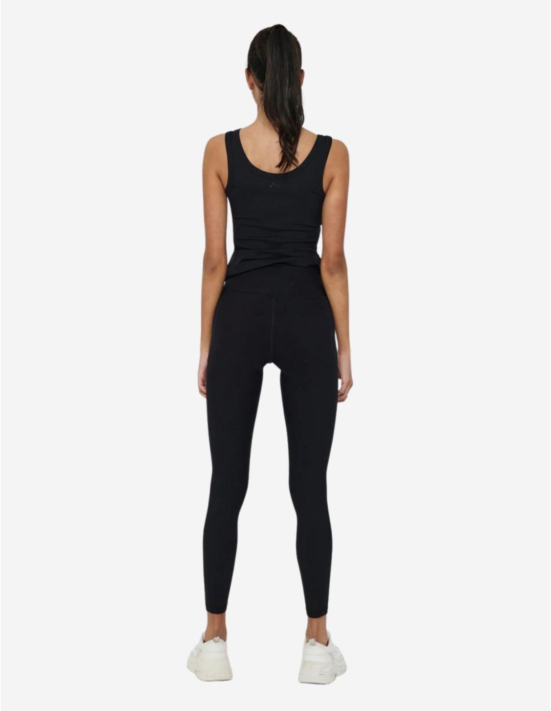 Legging de yoga - pour femmes - noir