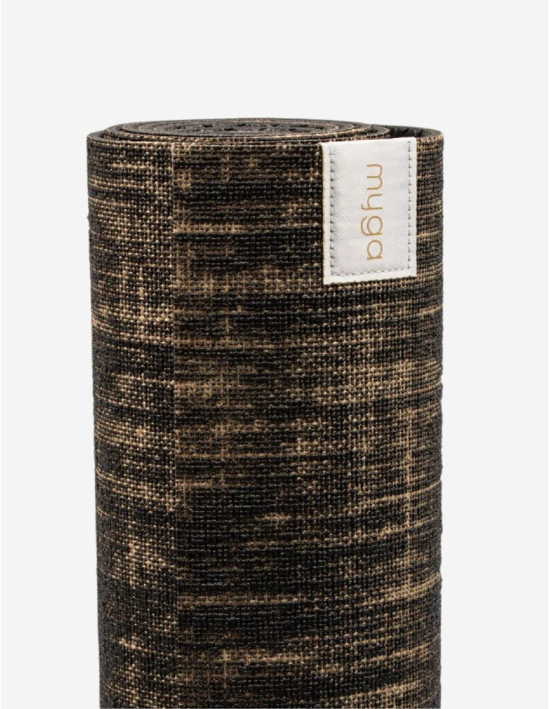 Tapis de yoga - en jute - Marron