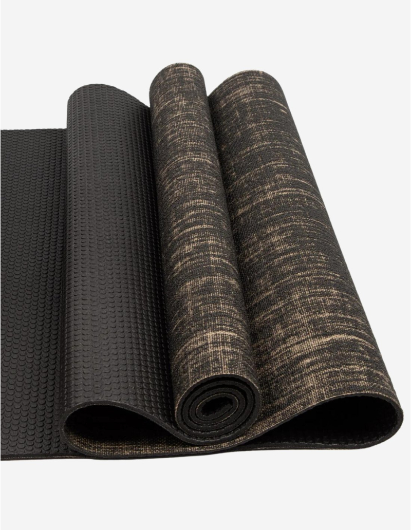 Tapis de yoga - en jute - Marron