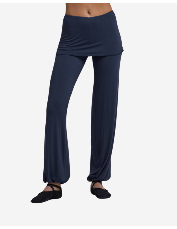 Pantalon large bleu lien chevilles Temps Danse