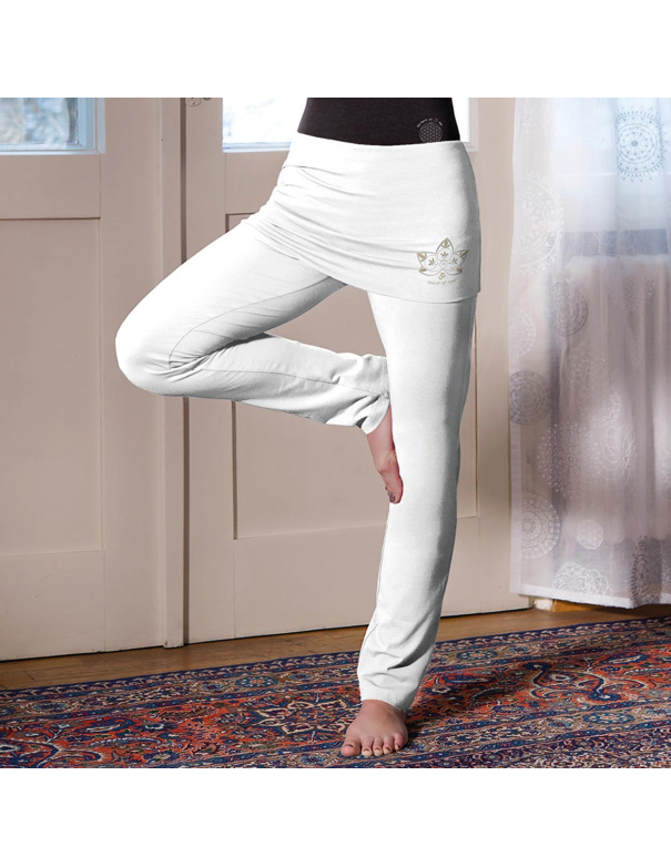 Leela Cotton Pantalon de yoga en coton bio et élasthanne pour femme