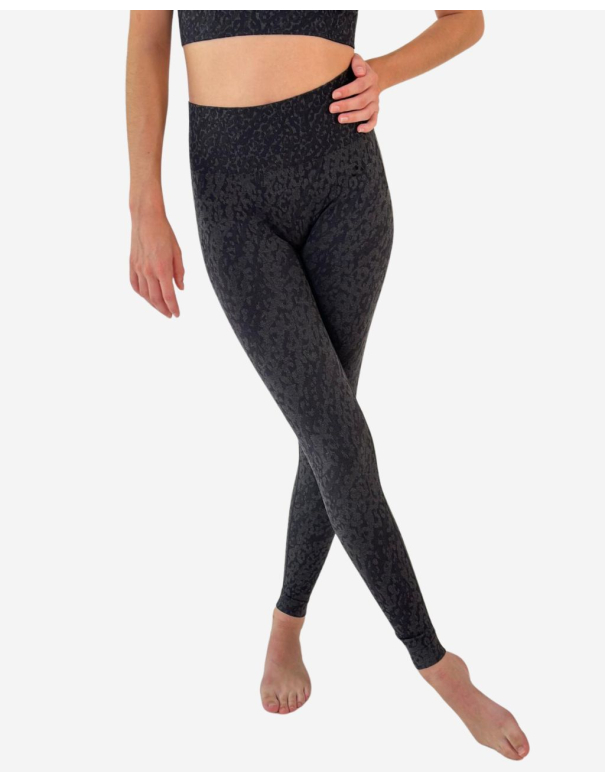 Legging porté taille haute