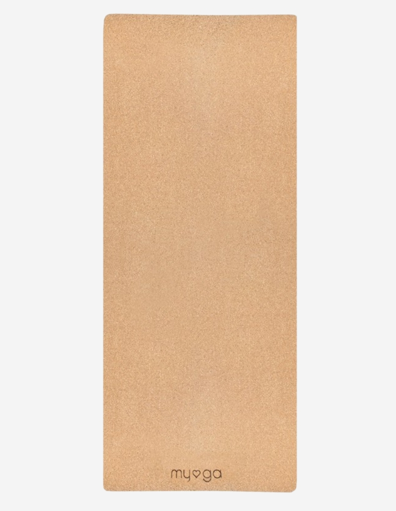 Tapis de yoga en liège neutre XL