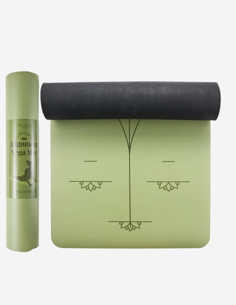 Tapis de yoga - alignement - extra large