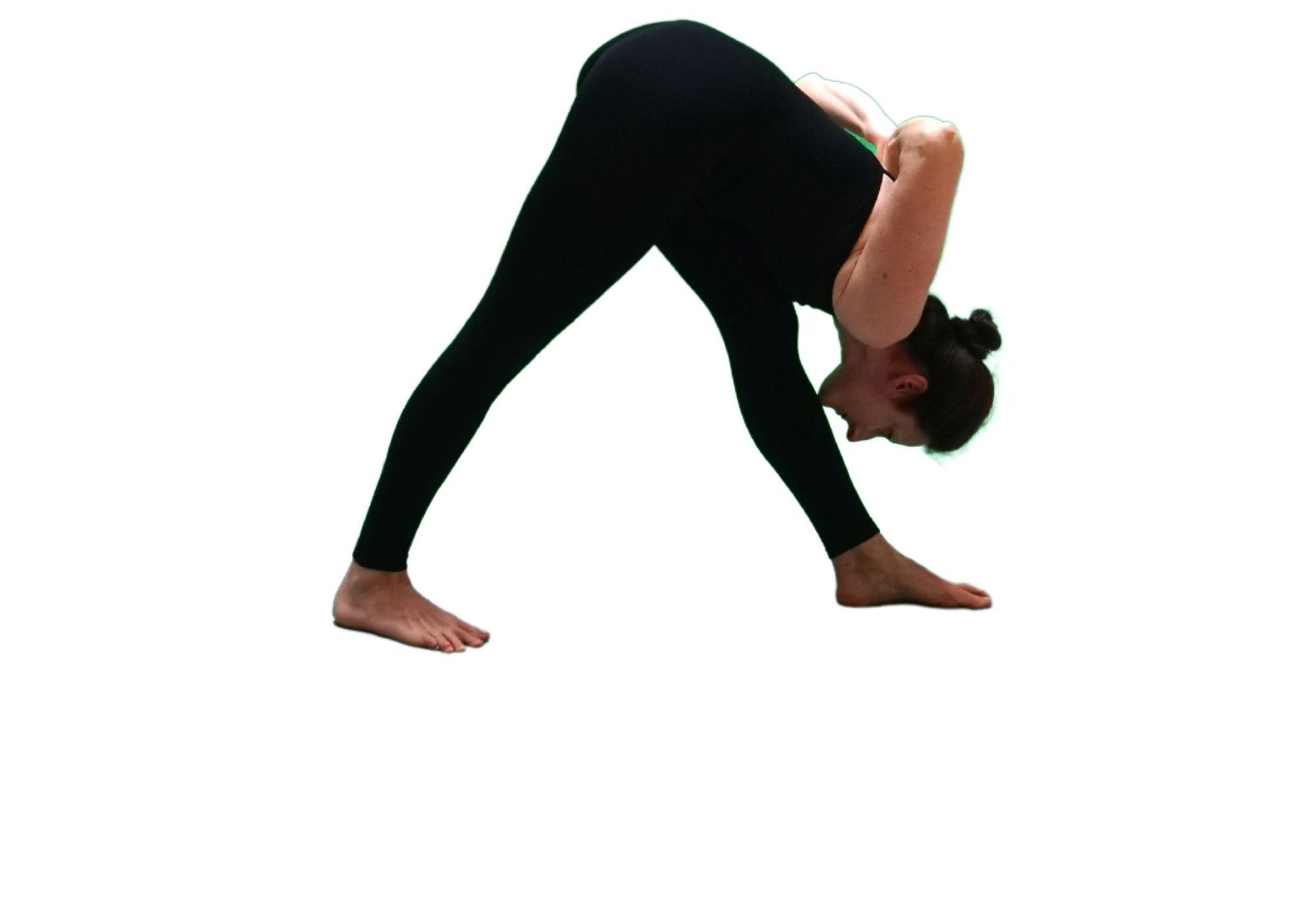 Posture de yoga : parsvottanasana